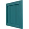 Ekena Millwork 12"W x 12"H True Fit PVC Framed Board-n-Batten Shutters Sample, Antigua SAMPLE-TFPBFAN - alternate 2